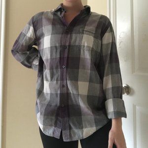 Purple Boyfriend Flannel